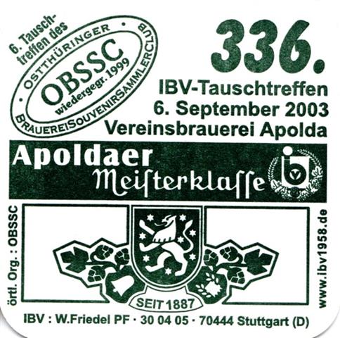 apolda ap-th apoldaer ibv 1b (quad180-336 tauschtreffen 2003-gr�n)